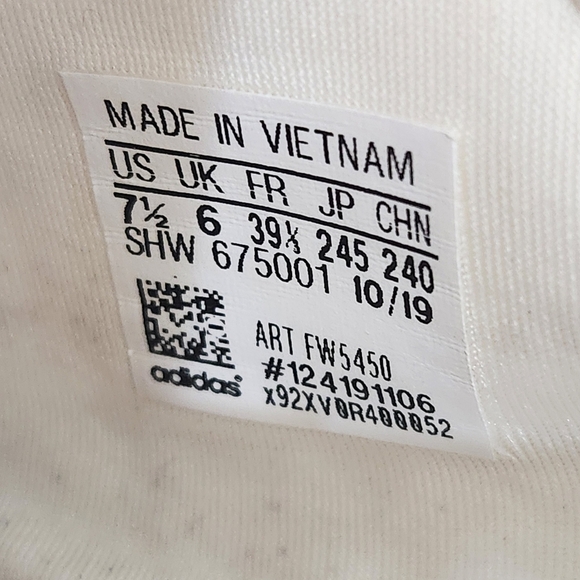 ADIDAS NMD R1 V2 Gold Boost Running Lace Stretch Sneakers White, US Men's 7.5 - Picture 10 of 11